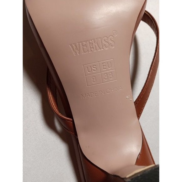Wet Kiss Size 8‎ Thong Sandal Heels 3" BRAND NEW - Picture 4 of 6